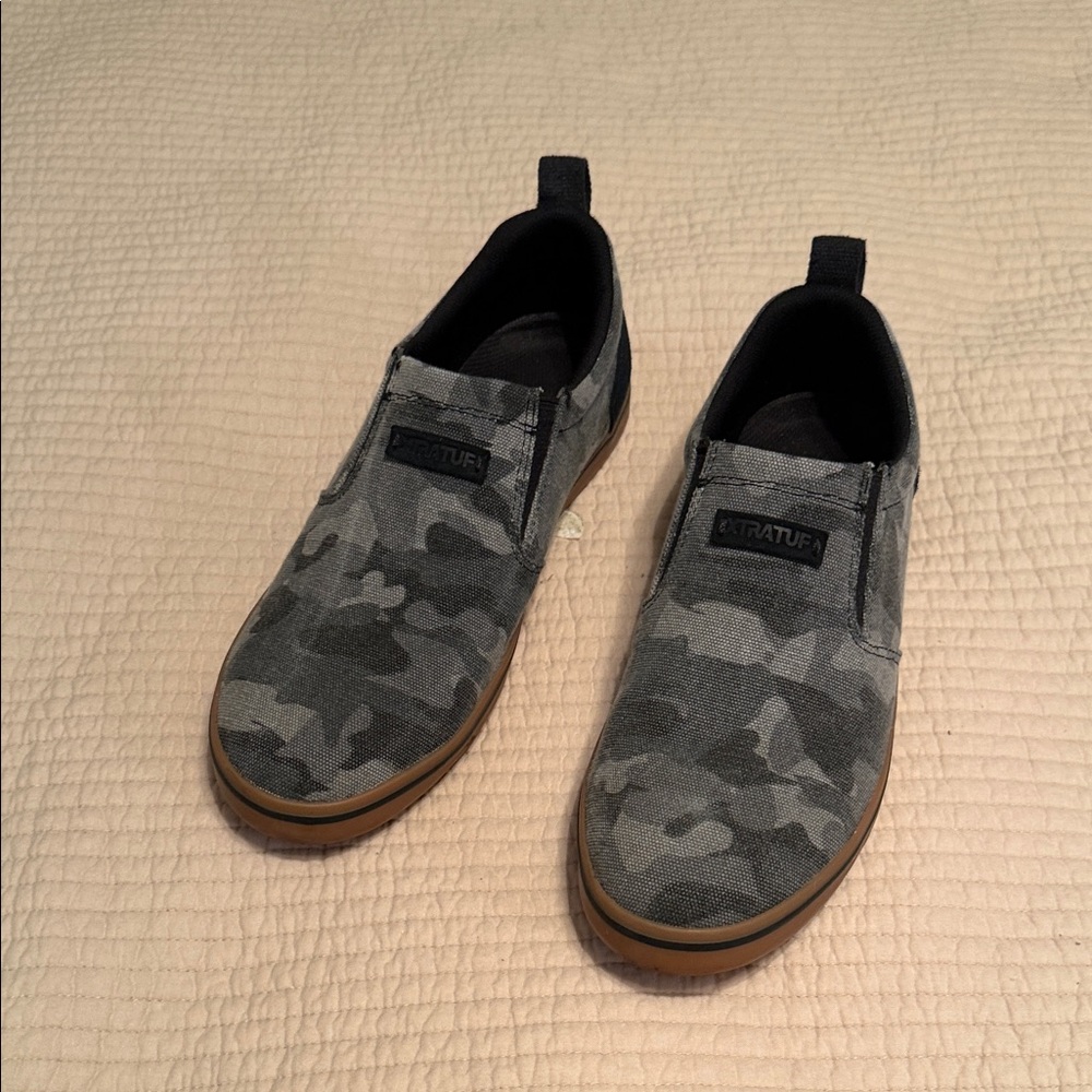 XTRATUF Men's Camo Slip-On Boat Shoes